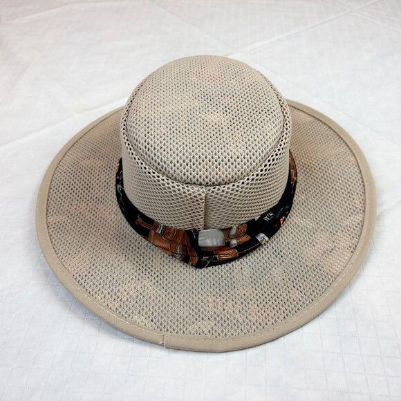 Cabana Breathable Wide Brim Sun Safari Cabana style Hat. Size Small. New - Picture 5 of 11